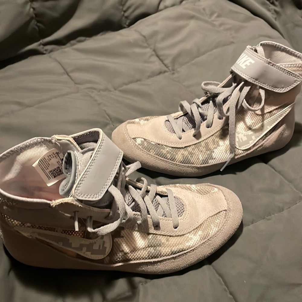 Nike Camouflage Wrestling Shoes